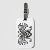 Graphic LyreBIRD - Australian wildlife bagagelabel (Voorkant (verticaal))