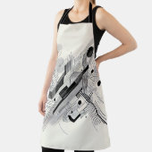 Graphic Monochrome Line  Schort (Insitu)