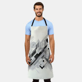 Graphic Monochrome Line  Schort (Gedragen)