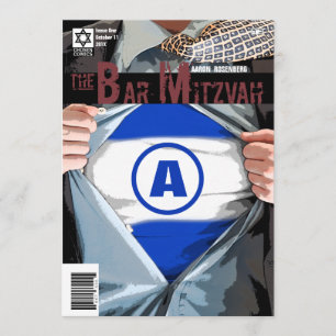 Graphic Novel Bar Mitzvah met Bet Hey Kaart