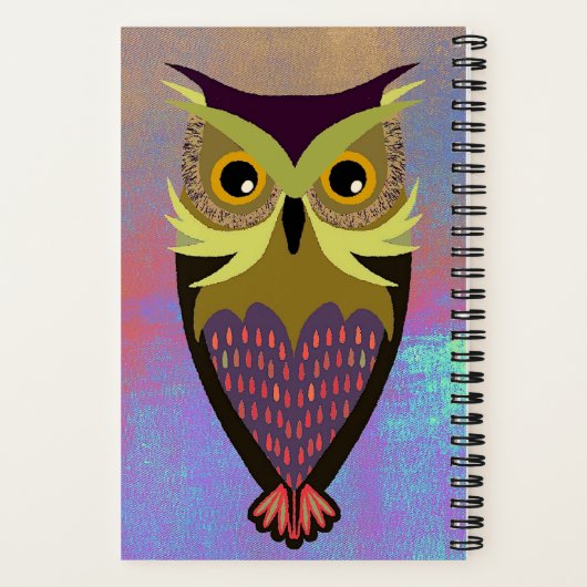 Graphic Owl Sketch Journal Notitieboek (Achterkant)