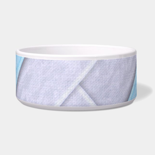 Graphic Pattern Pet Bowl - Modern Abstract Voerbakje (Voorkant)