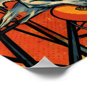 Graphic Pop Art Panel: SIGNAL SHRED! Comic Style Poster (Hoek)