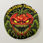 Graphic product de rond kussen (Achterkant)