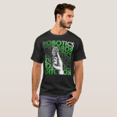 Graphic Robotics Engineer Toegepaste Wetenschap T-shirt (Voorkant volledig)