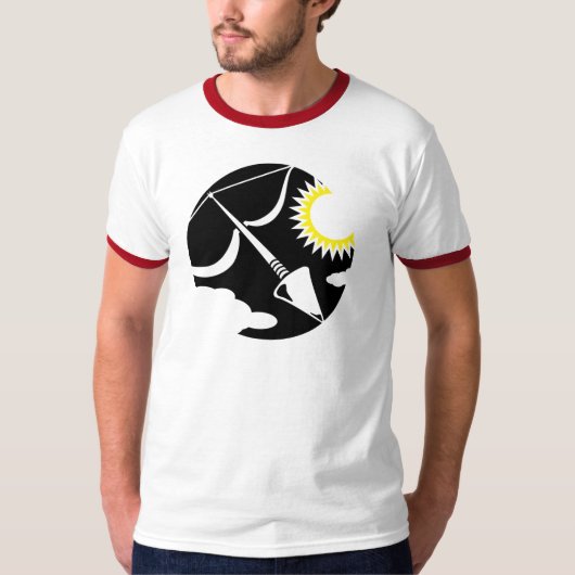 Graphic Sagittarius Bow en Arrow T-shirt (Voorkant)
