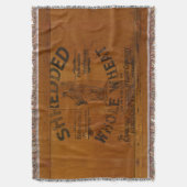 Graphic Shredded Wheat Pine Crate  look Deken (Voorkant Verticaal)