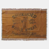 Graphic Shredded Wheat Pine Crate  look Deken (Voorkant)