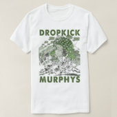 Graphic skull picture punk music band   t-shirt (Design voorkant)