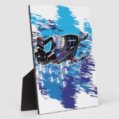 Graphic Snowmobiler Fotoplaat (Zijkant)