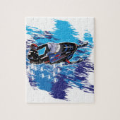Graphic Snowmobiler Legpuzzel (Verticaal)