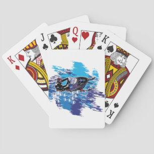 Graphic Snowmobiler Pokerkaarten