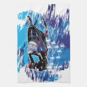 Graphic Snowmobiler Theedoek (Verticaal)