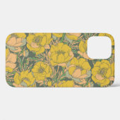 Graphic Spring Trollius Bloemen Case-Mate iPhone Case (Achterkant (horizontaal))