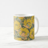 Graphic Spring Trollius Bloemen Koffiemok (Voorkant rechts)