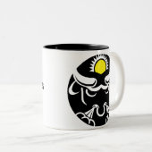 Graphic Taurus Bull met Sun Tweekleurige Koffiemok (Voorkant rechts)