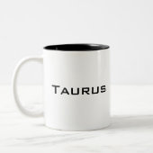 Graphic Taurus Bull met Sun Tweekleurige Koffiemok (Links)