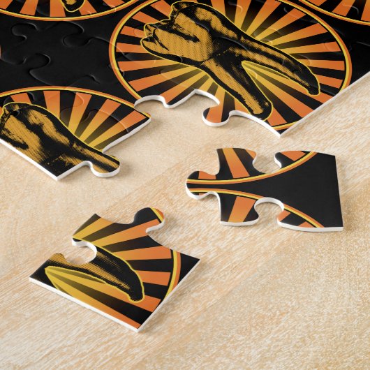 Graphic Tooth Emblem Legpuzzel (Zijkant)
