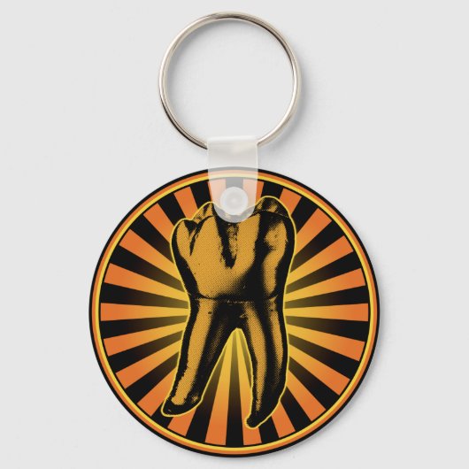 Graphic Tooth Emblem Sleutelhanger (Voorkant)