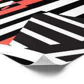 Graphic vintage and Illustration with abstract ele Poster (Hoek)