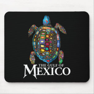 Graphic Zee Turtle Golf of Mexico nooit vergeten Muismat