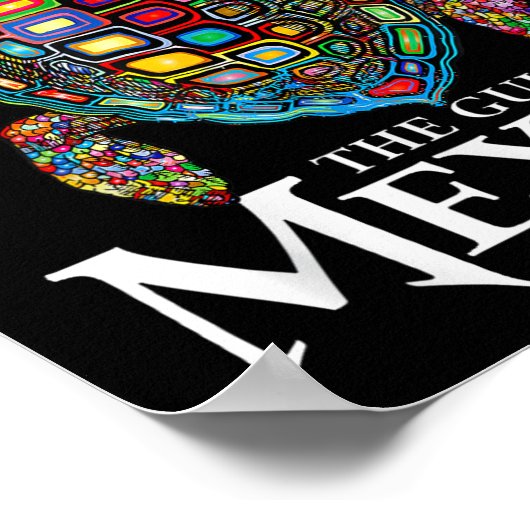 Graphic Zee Turtle Golf of Mexico nooit vergeten Poster (Hoek)