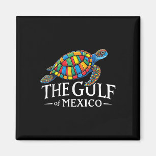 Graphic Zee Turtle Golf of Mexico vergeet nooit Tr Magneet