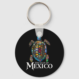 Graphic Zee Turtle Golf of Mexico vergeet nooit Tr Sleutelhanger