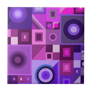 Graphical colorful love mom dad daughter son boss  tegeltje