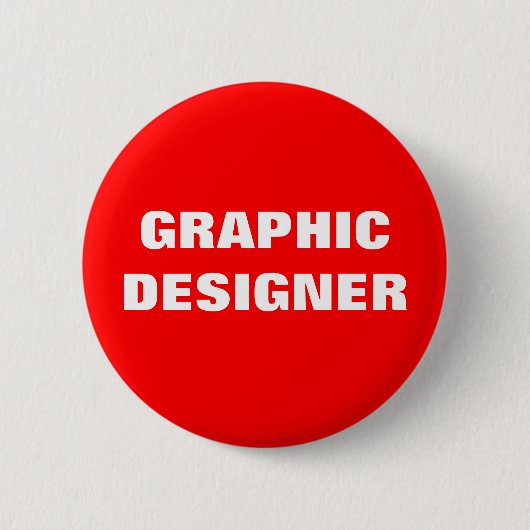 GRAPHICDESIGNER RONDE BUTTON 5,7 CM (Voorkant)