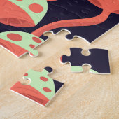 Graphics Paddenstoelen Naadloos Patroon Legpuzzel (Zijkant)