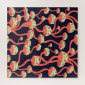 Graphics Paddenstoelen Naadloos Patroon Legpuzzel (Horizontaal)