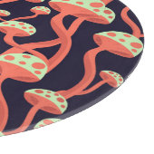 Graphics Paddenstoelen Naadloos Patroon Snijplank (Hoek)