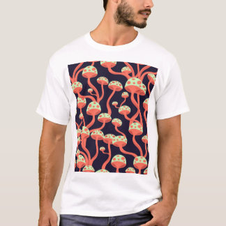Graphics Paddenstoelen Naadloos Patroon T-shirt