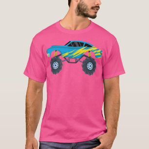 Graphinic Monster track met grote wielen Vrachtwag T-shirt