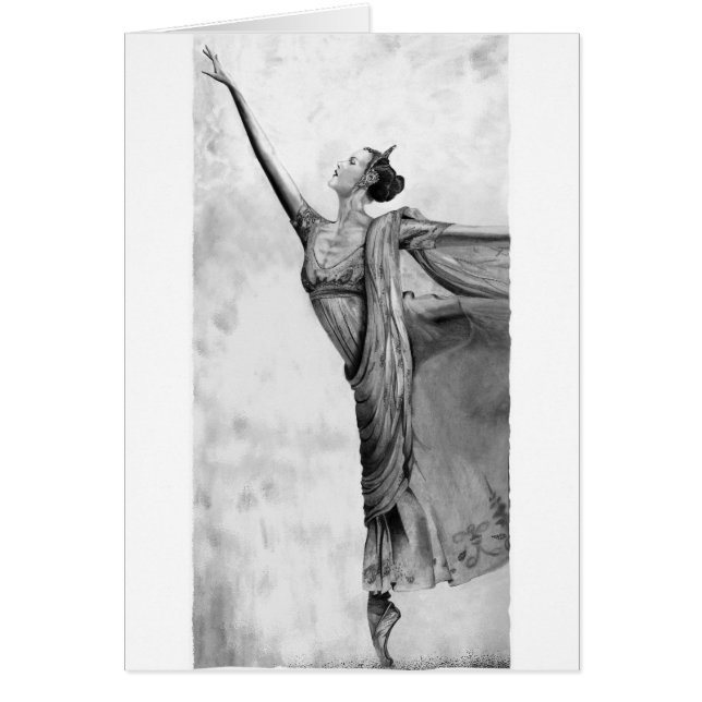Graphite Ballerina Dancer Ballet (Voorkant)