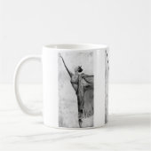 Graphite Ballerina Dancer Ballet Koffiemok (Links)