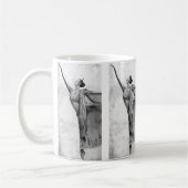 Graphite Ballerina Dancer Ballet Koffiemok (Links)