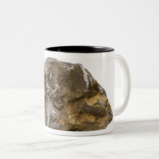 Graphite, Danville, Vermont, Verenigde Staten Tweekleurige Koffiemok (Voorkant rechts)