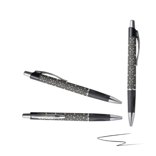 Graphite Geometry Luxe Tie Pen