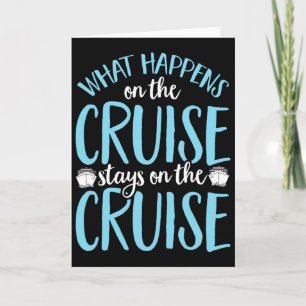 Grapig wat er op de cruise gebeurt blijft op de cr kaart