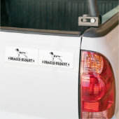 Grapige Bracco Italiano Bumpersticker (Op Truck)