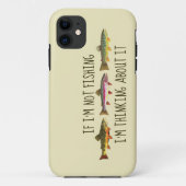 Grapige Forelvliegvisser Angler Case-Mate iPhone Case (Achterkant)
