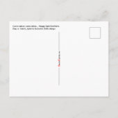 Grapige groet op Sint-Swithunsdag Briefkaart (Achterkant)