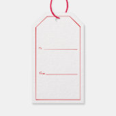 Grapige Handgeschreven Cadeaubijlage Cadeaulabel (Achterkant)