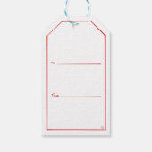 Grapige Handgeschreven Cadeaubijsluiter Cadeaulabel (Achterkant)