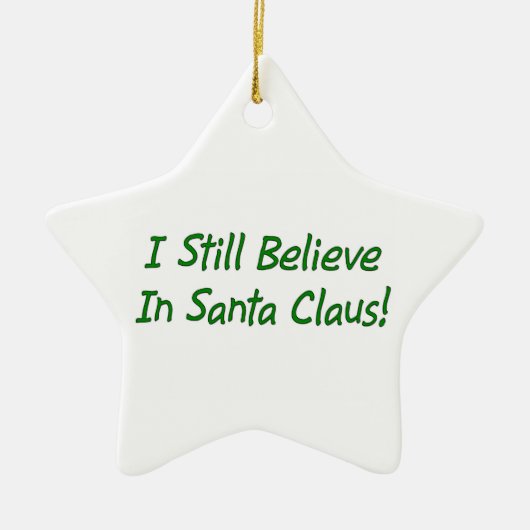 Grapige Kerstversiering Keramisch Ornament (Voorkant)
