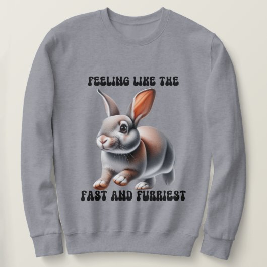 Grapige Konijn Konijn Trui (Design voorkant)