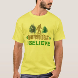 Grapige Sasquatch, Grappige Grote Voet T-shirt