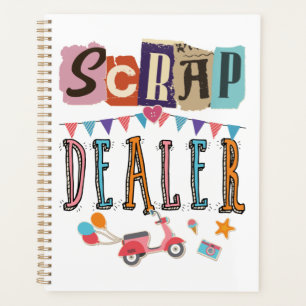 Grapige schrootdealer scrapbooking planner